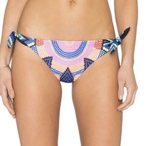 MARA HOFFMAN ANTHROPOLOGIE STAR BASKET BRAZILIAN CHEEKY BIKINI BOTTOMS M